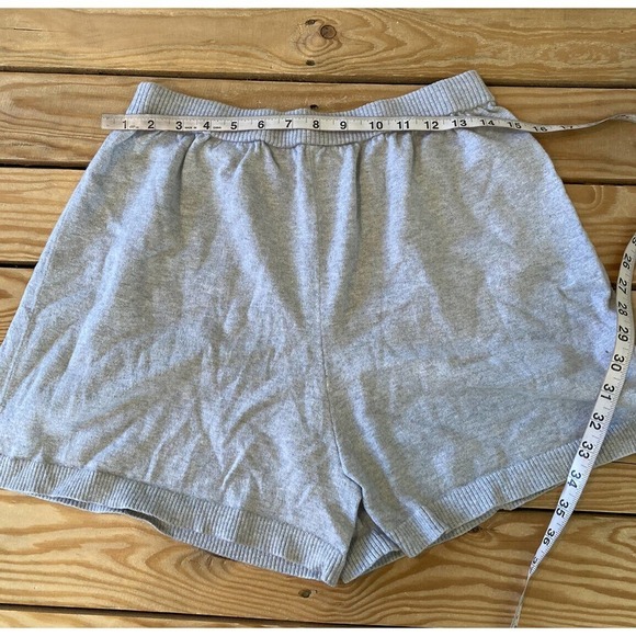 J Crew Knit Lounge Shorts Size Medium Women’s Grey - Picture 7 of 8